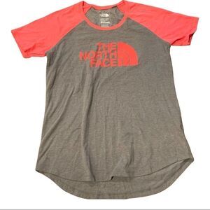 The North Face Women’s Baseball Tee Pink Grey XS